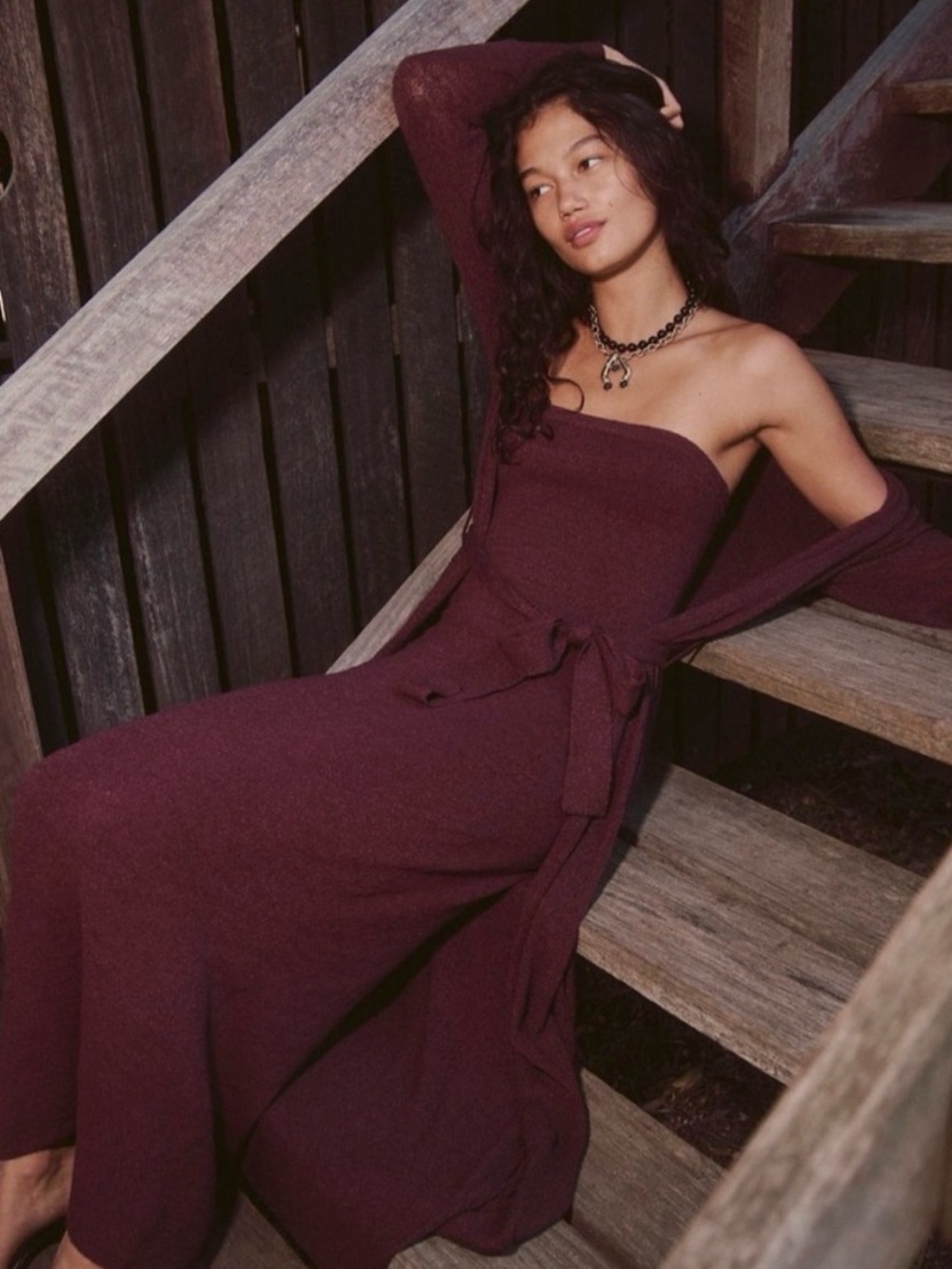 Lottie Solid Sweater Dress Set